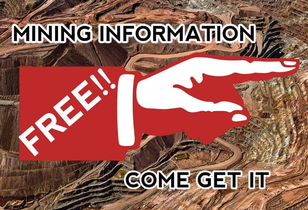 Why Share free mining information?